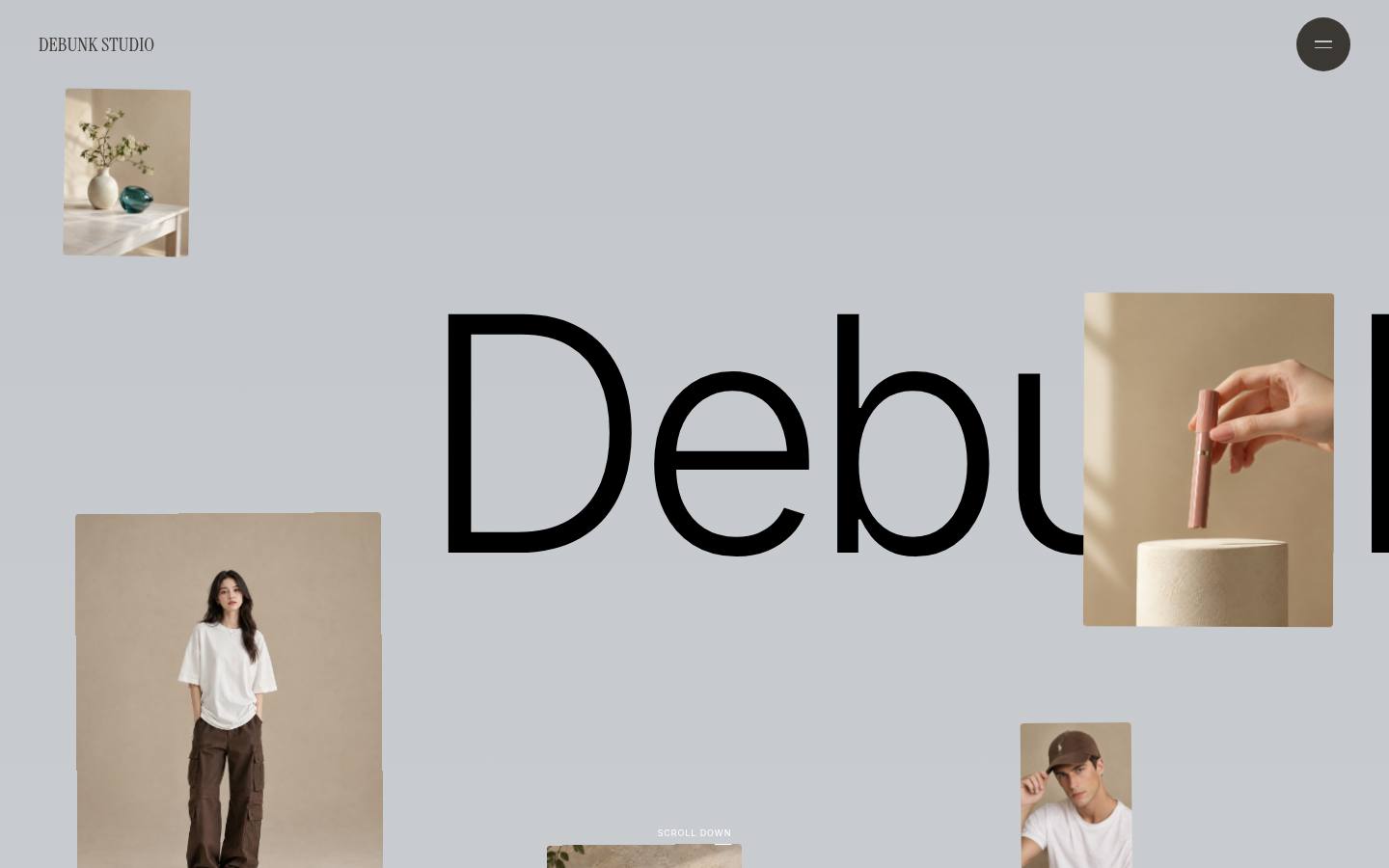 Debunk Studio website