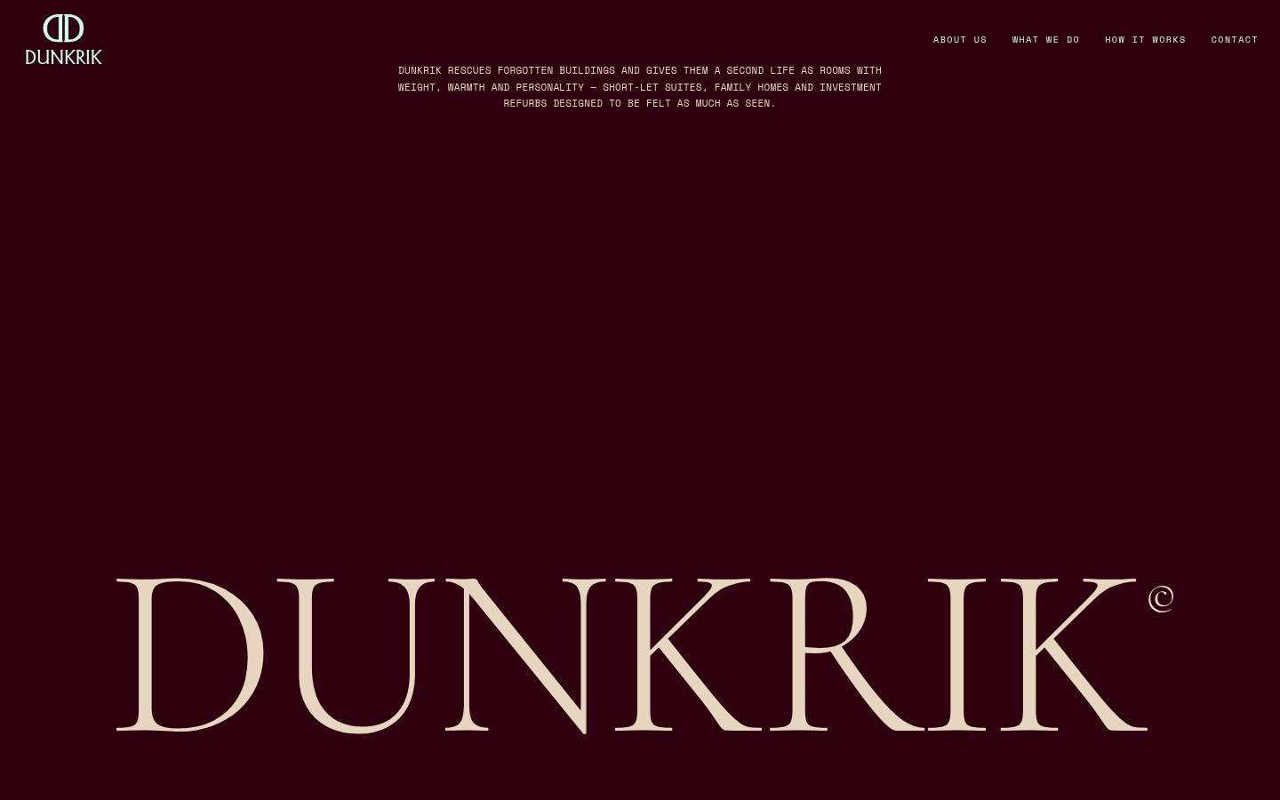 Dunkrik website