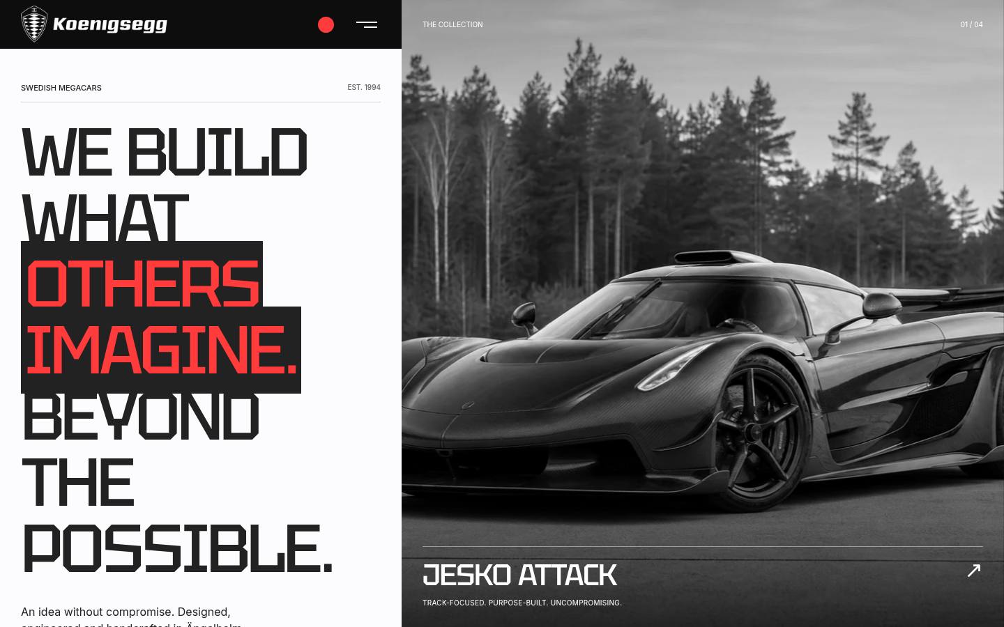 Koenigsegg website