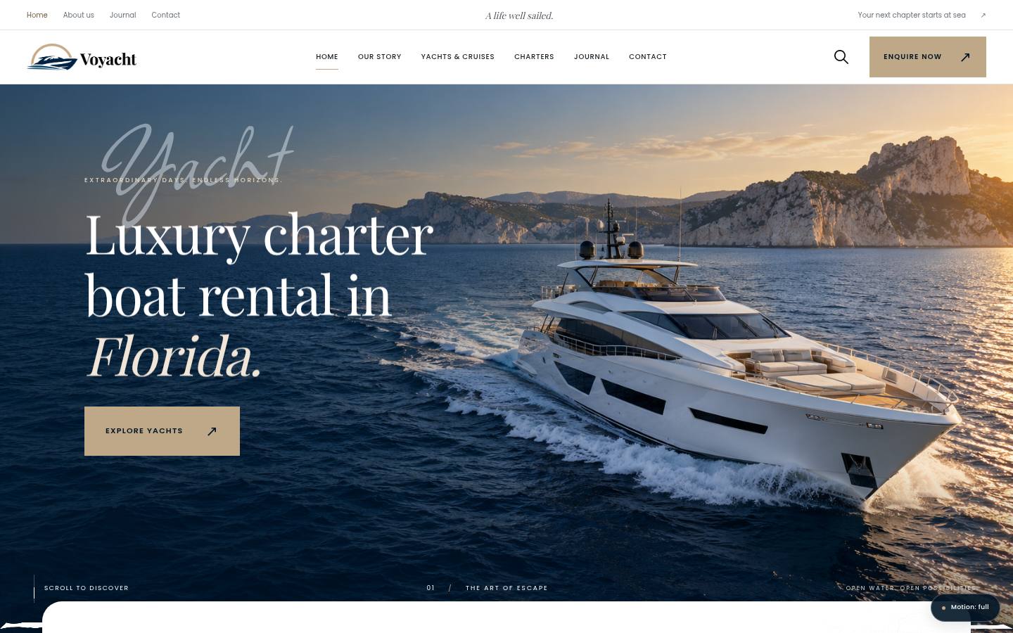 Voyacht website